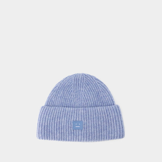 Pana Face Beanie - Acne Studios - Wool - Blue