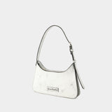 Platt Micro Crackle Hobo Bag - Acne Studios - Leather - White