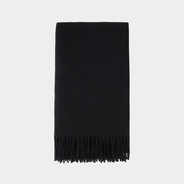 Classic Scarf - TOTEME - Wool - Black