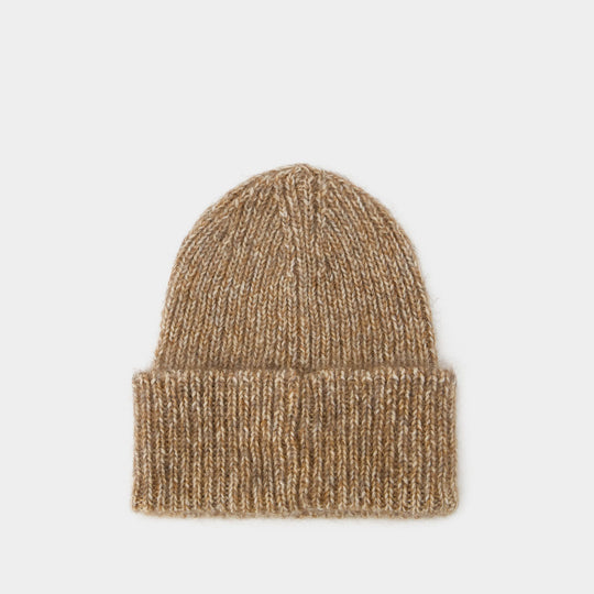 Merino Blend Beanie - Toteme - Wool - Beige
