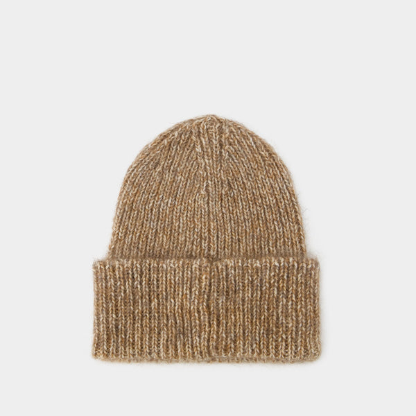 Merino Blend Beanie - Toteme - Wool - Beige