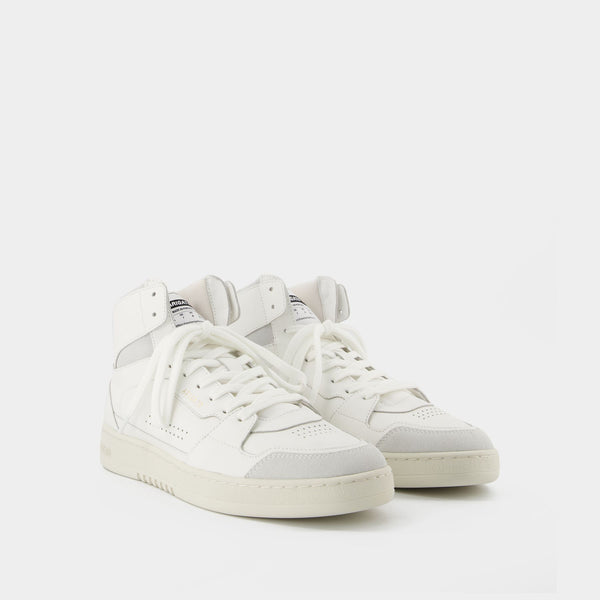 Dice Hi Sneakers in Grey Leather