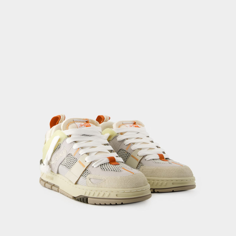 Area Patchwork Sneakers - Axel Arigato - Leather - Beige/White