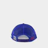 Paradiso Hills Trucker Cap - Rhude - Cotton - Blue