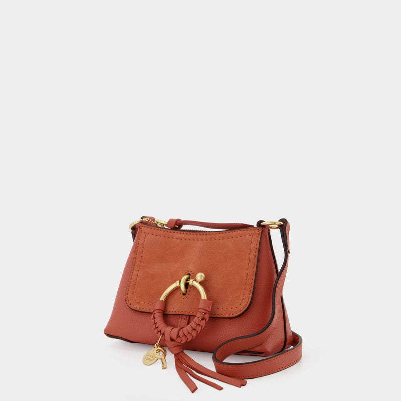 Joan Mini Hobo Bag - See By Chloe -  Tan Apricot - Leather