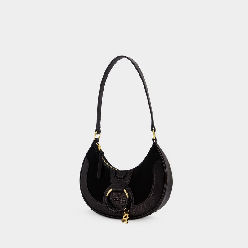 Hana Hobo Bag - See By Chloe -  Black - Leather