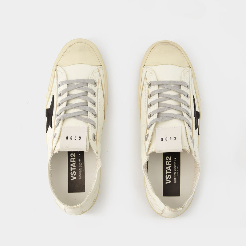 V-Star 2 Sneakers - Golden Goose - Leather - Dirty White