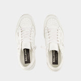 Ball Star Sneakers - Golden Goose - Optic White - Leather