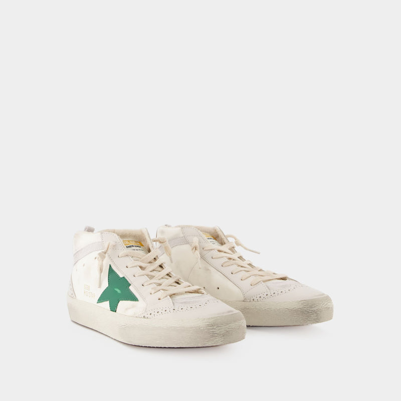 Mid Star Sneakers - Golden Goose - Multi - Leather