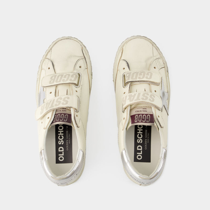 Old School Sneakers - Golden Goose - Leather - White