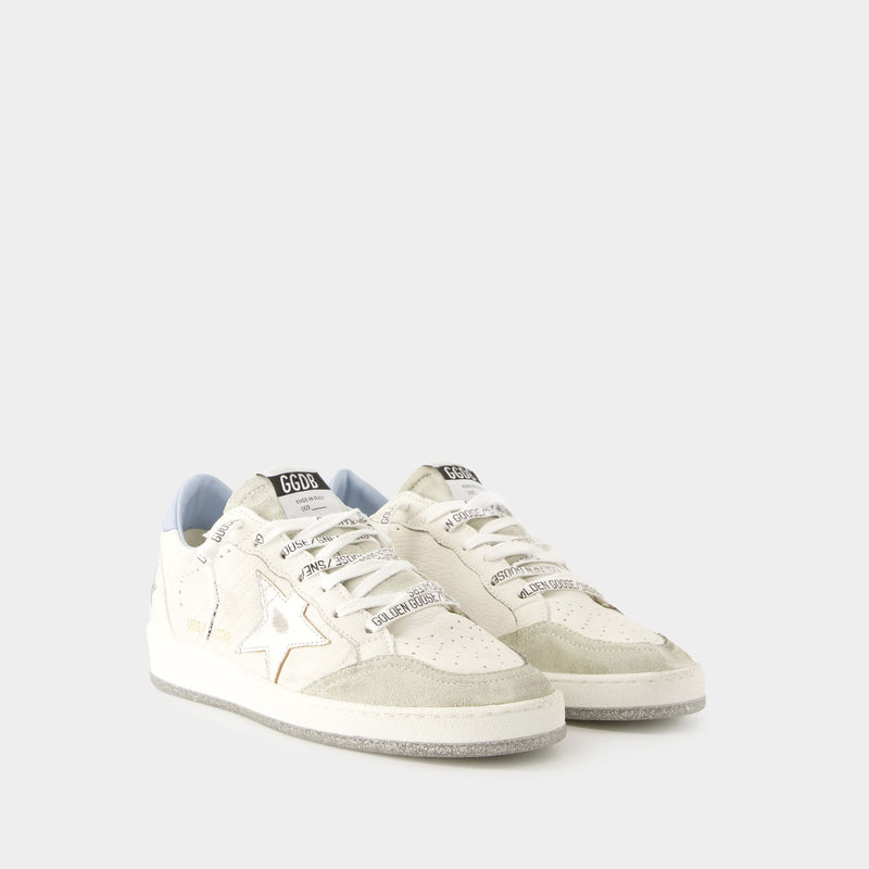 Ball Star Sneakers - Golden Goose Deluxe Brand - Leather - White