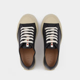 Pablo Lace-Up Sneakers - Marni - Black - Leather