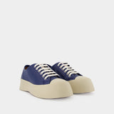 Pablo Lace-Up Sneakers - Marni - Blue - Leather