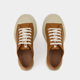 Laced Up Pablo Sneakers - Marni - Camel - Leather