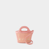 Tropicalia Micro Shopper Bag - Marni - Cotton - Light Pink