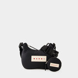 Pelletteria Shoulder Bag - Marni - Cotton - Black