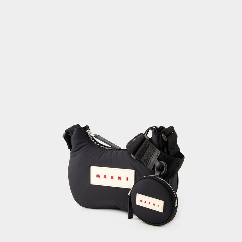 Pelletteria Shoulder Bag - Marni - Cotton - Black