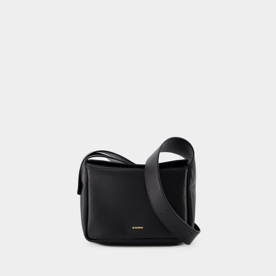 Flap Messenger Xs Crossbody - Jil Sander - Leather - Black
