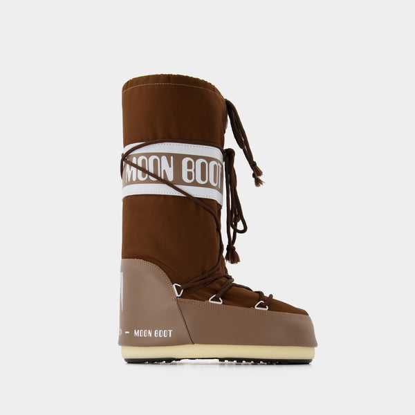 Moon Boot Icon Nylon in Brown