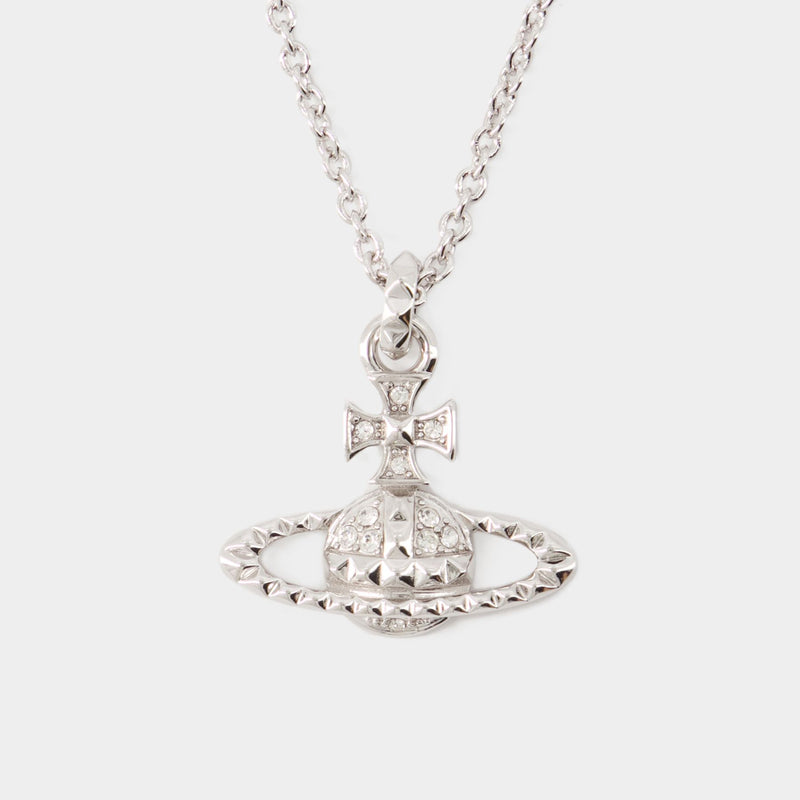 Vivienne Westwood Mayfair Bas Relief Orb Pendant Necklace 'Gunmetal' – The  Gallery Boutique