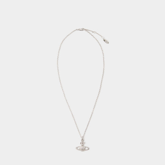 Mayfair Bas Relief Necklace - Vivienne Westwood - Brass - Silver