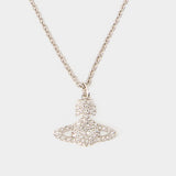 Grace Bas Relief Necklace - Vivienne Westwood - Brass - Silver