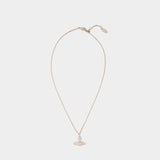 Grace Bas Relief Necklace - Vivienne Westwood - Brass - Silver