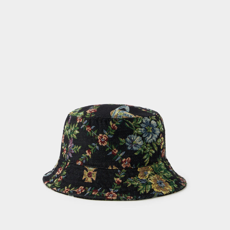 Trellis Tapestry Bucket Hat - Vivienne Westwood - Synthetic - Black