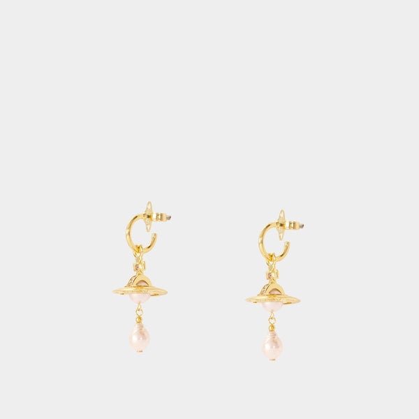 Aleksa Earrings - Vivienne Westwood - Brass - Gold