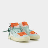 3.0 Off Court Sneakers - Off White - White/Mint - Leather