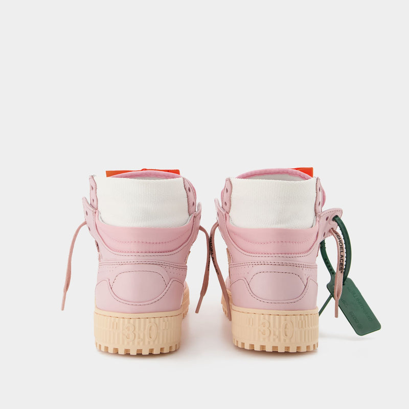 3.0 Off Court Sneakers - Off White - Pink - Leather
