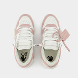 Out Of Office Sneakers - Off White - Pink/White - Leather