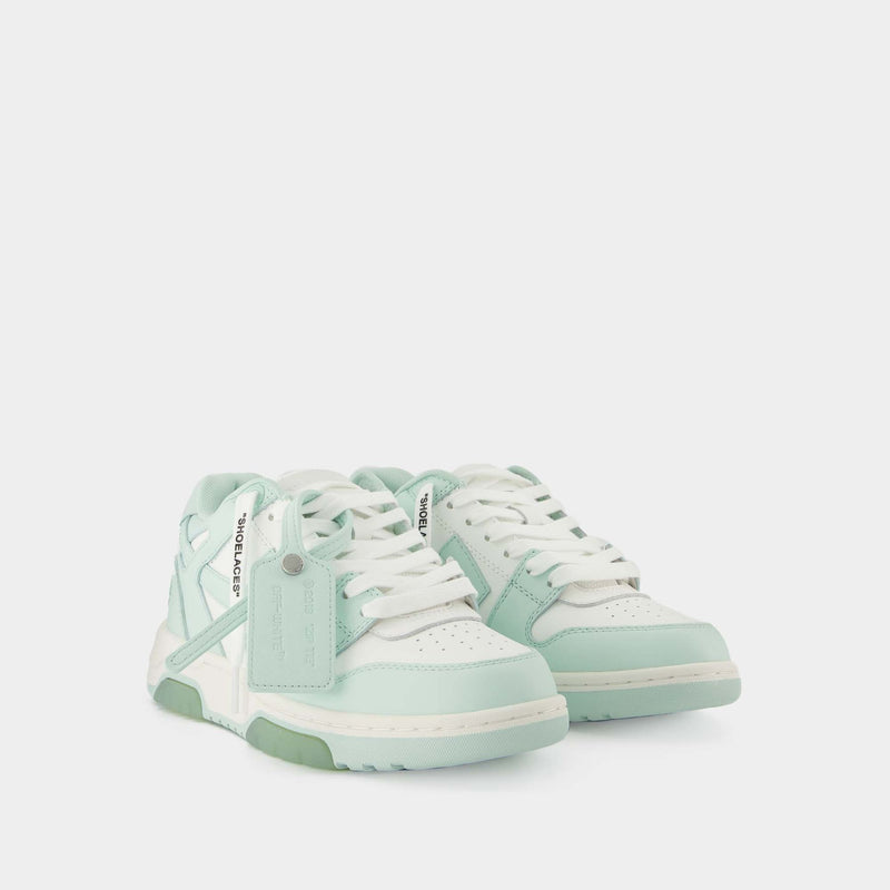 Out Of Office Sneakers - Off White - Mint/White - Leather