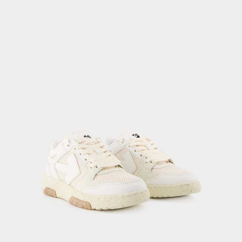 Slim Out Of Office  Sneakers - Off White - White - Leather