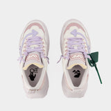 Odsy 1000  Sneakers - Off White - White/Purple - Leather