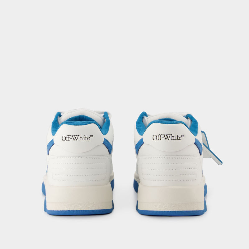 Ouf Of Office Sneakers - Off White - Leather - White Blue