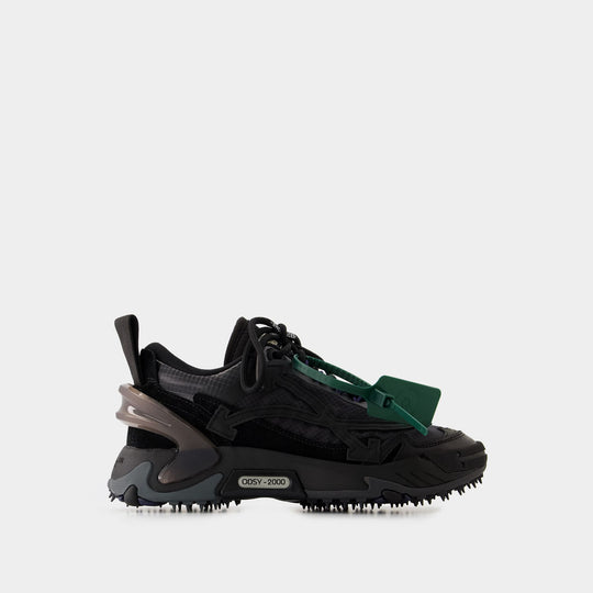 Odsy-2000 Sneakers - Off White - Leather - Black