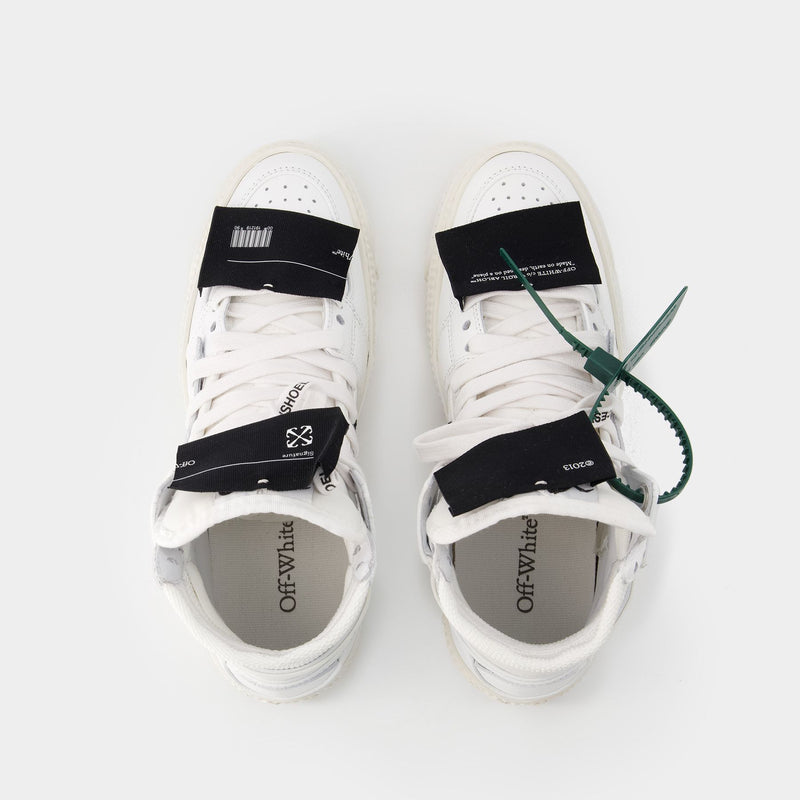 3.0 Off Court Sneakers - Off White - Leather - White/Black
