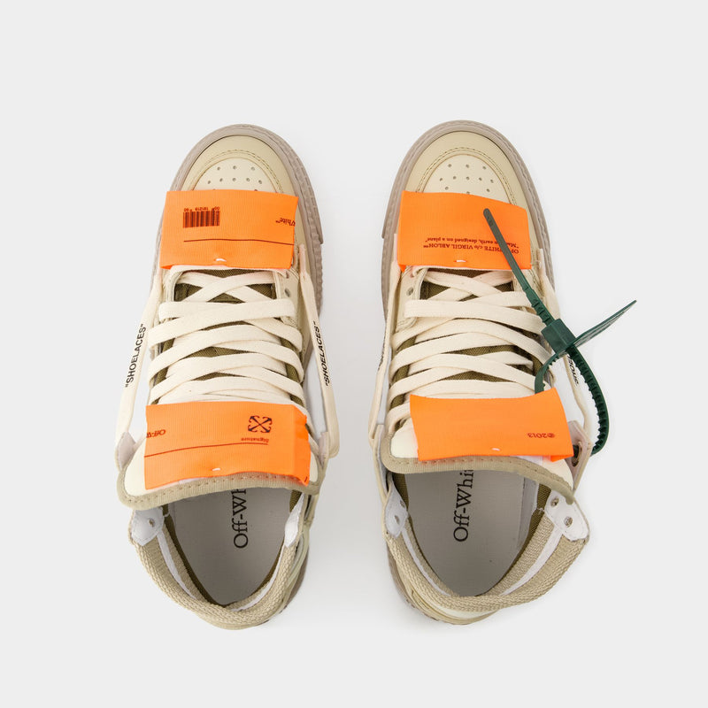 Off Court Sneakers Off White Leather Beige