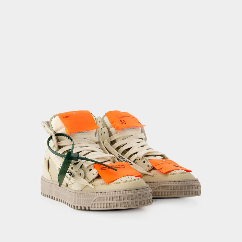 3.0 Off Court Sneakers - Off White - Leather - Beige