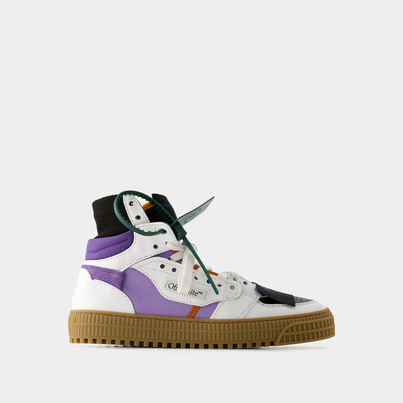 3.0 Off Court Sneakers - Off White - Leather - White/ Lilac