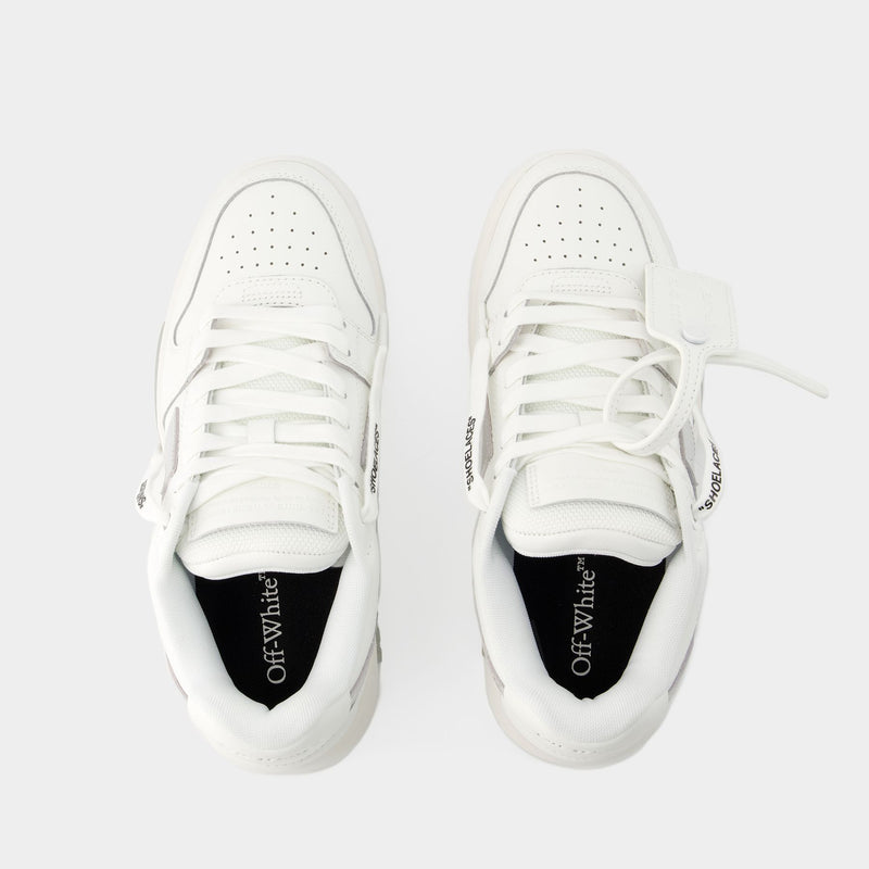 Out Of Office Sneakers - Off White - Leather - White/Silver