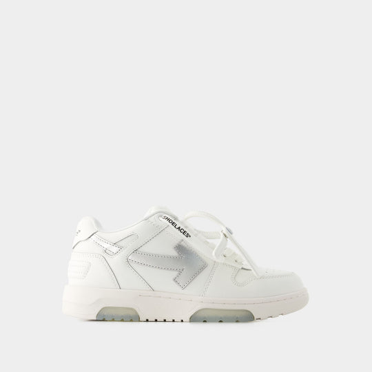 Out Of Office Sneakers - Off White - Leather - White/Silver