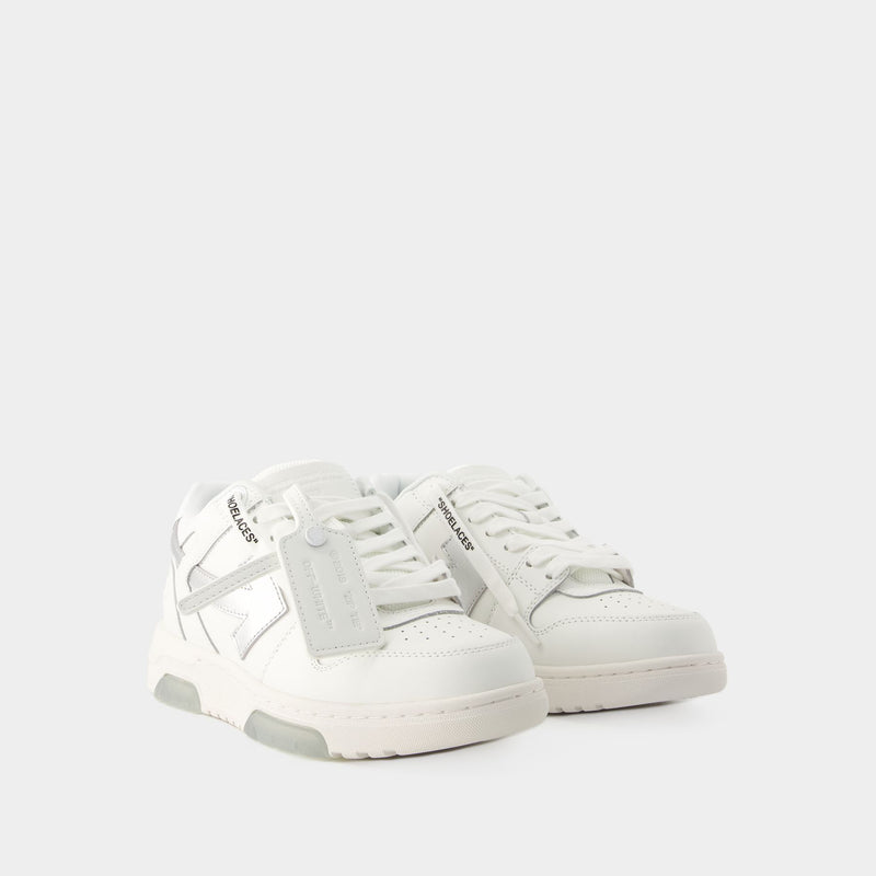Out Of Office Sneakers - Off White - Leather - White/Silver