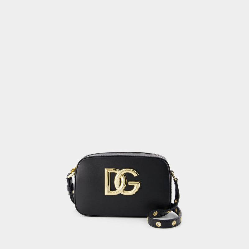 Logo Crossbody - Dolce&Gabbana - Leather - Black