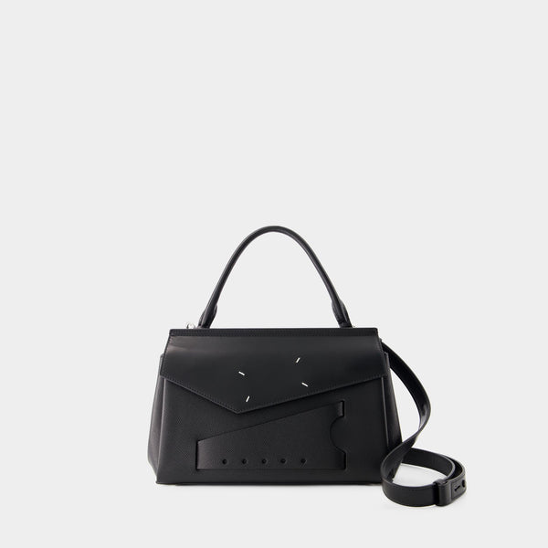 Snatched Clutch - Maison Margiela - Leather - Black
