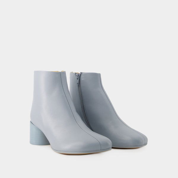 6 Anatomic 50 Ankle Boots - MM6 Maison Margiela - Leather - Blue