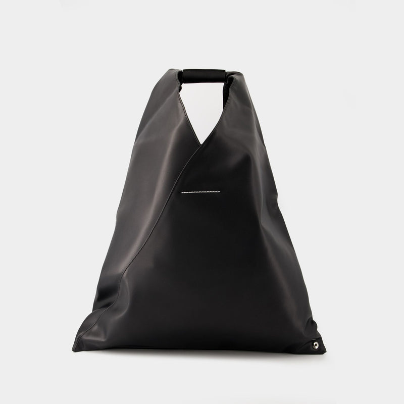 Classic Japanese Bag - MM6 Maison Margiela - Leather - Black