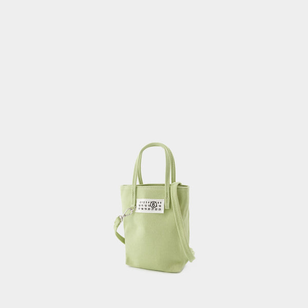 Shopping Mini Bag - MM6 Maison Margiela - Cotton - Beige