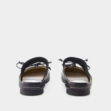 Slipper Ballerinas - MM6 Maison Margiela - Leather - Black